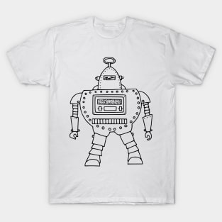 BOTTIE Super cute retro robot T-Shirt